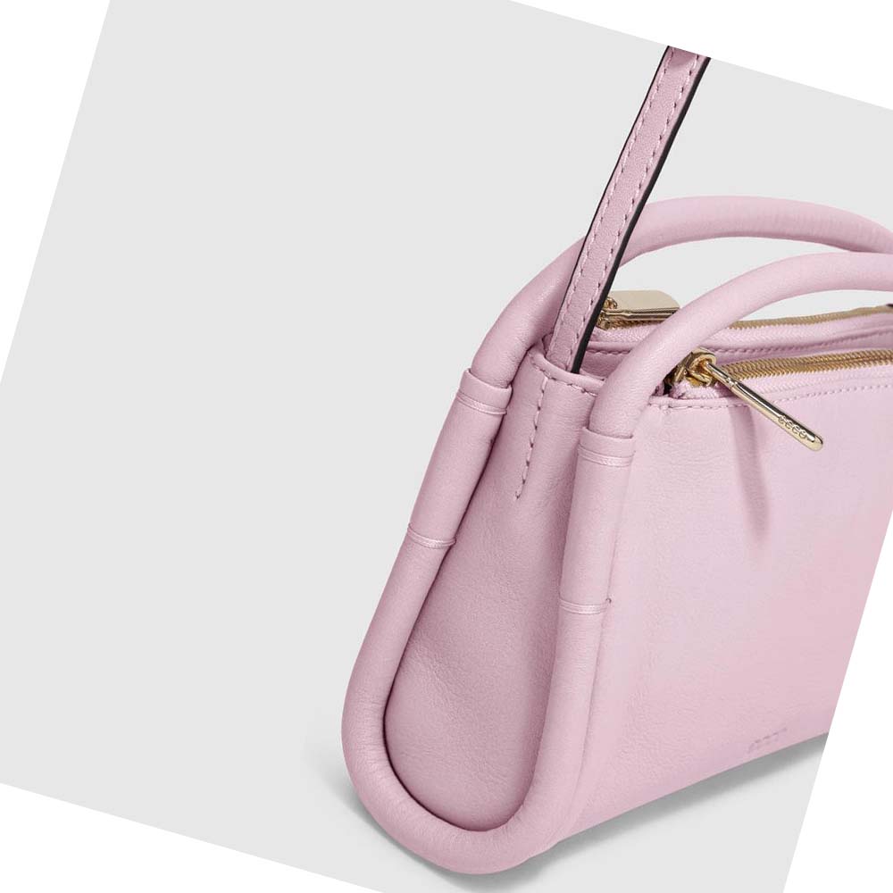 Men's Ecco Contact Crossbody Shoulder Bags Pink | Canada 776JPQ